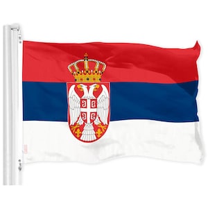 Serbia (Serbian) Flag 150D Printed Polyester 3x5 Ft