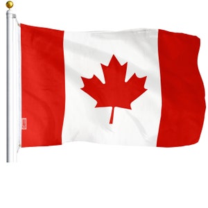 Canada (Canadian) Flag 75D Printed Polyester 3x5 Ft