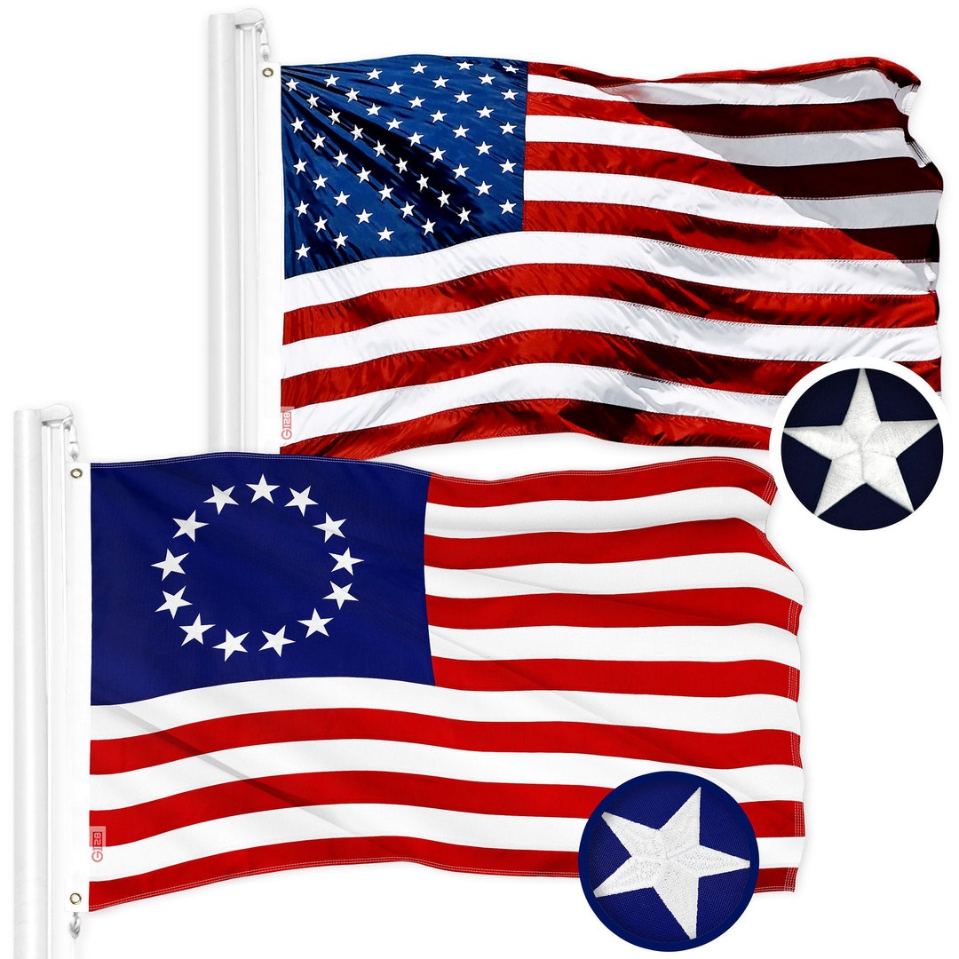 3x5 Ft Betsy Ross Historical 100% Cotton Flag 3'x5' Banner