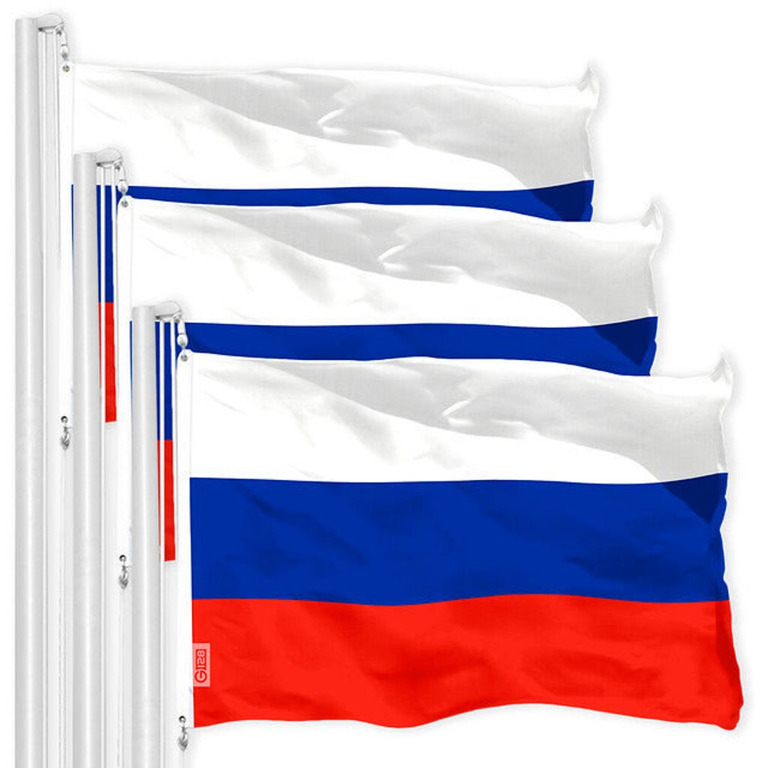 3ft x 5ft Russia Flag - Printed Polyester