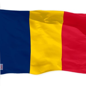 Chadian Flag: Vibrant 3x5 ft Polyester with Brass Grommets