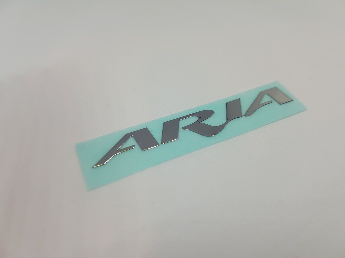 Aria Guitar Headstock logo decal Neck METAL Sticker premium Etsy