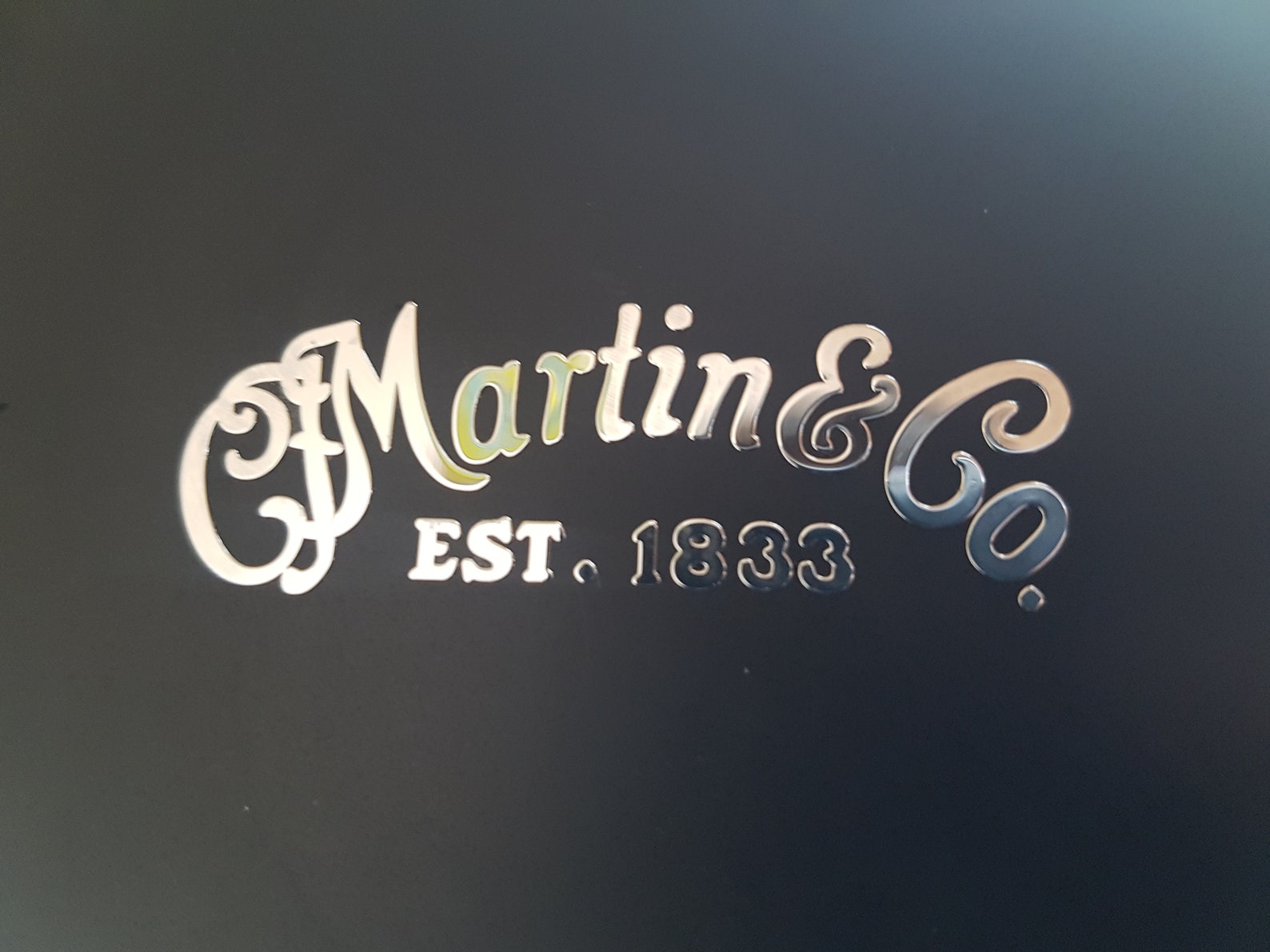 C.F. Martin & Co Guitar Headstock Neck METAL Sticker premium Etsy