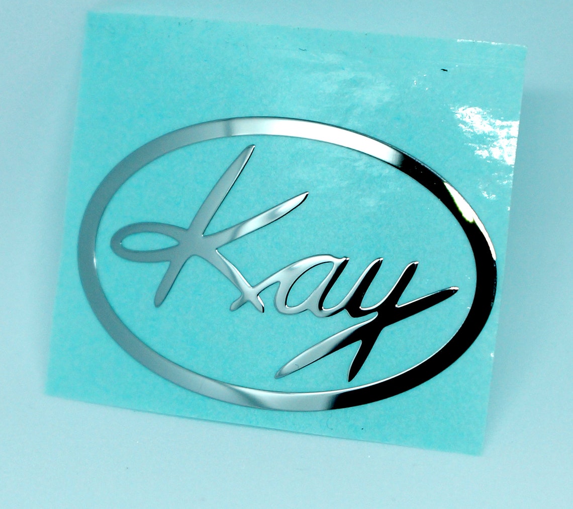 Kay Guitar Headstock Neck METAL Sticker premium 04 Etsy