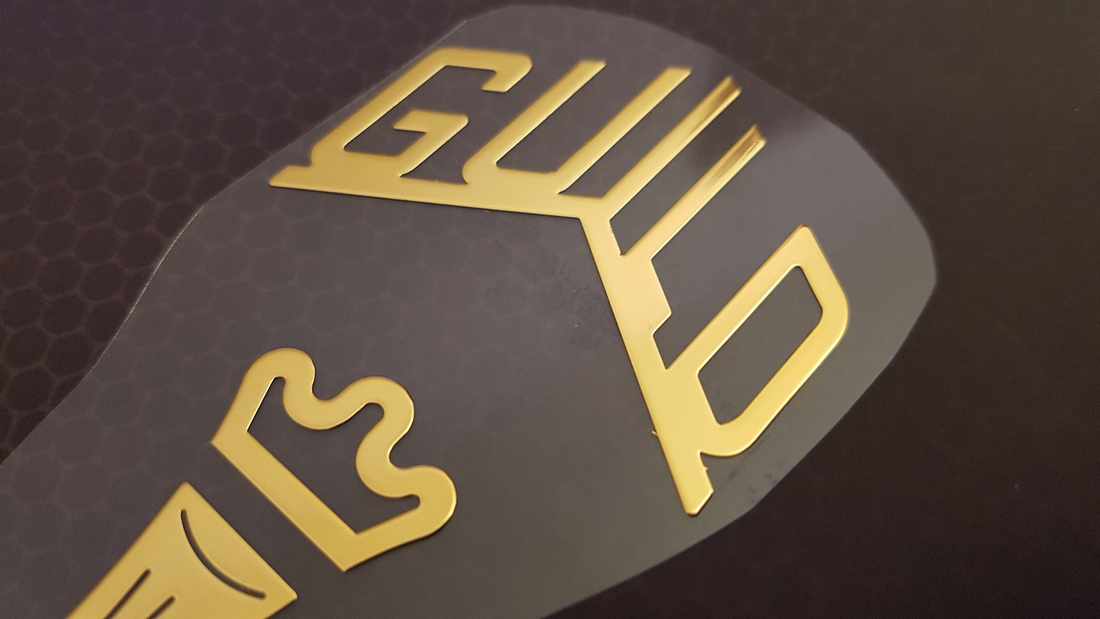 Guild Guitar Headstock logo decal Neck METAL Sticker premium Etsy