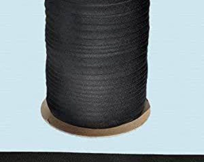 Black Bias Tape 1/2 Inch Double Fold Bias Tape Black Etsy