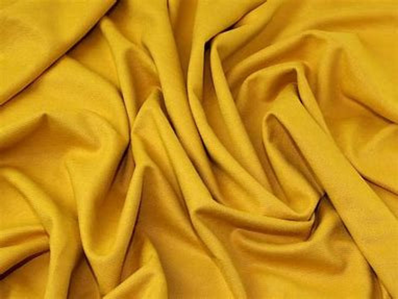 Mustard Yellow fabric Dijon Mustard Solid Cotton fabric Etsy