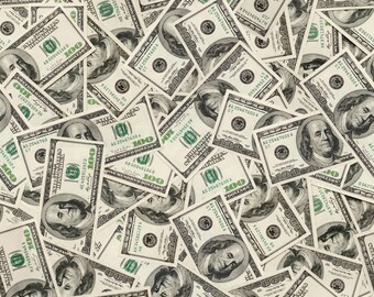 Cotton Money United States Dollar USD Rich Pleasures /& Pastimes Cotton Fabric Print by the Yard D563.52 ETJ-5211-1MONEY