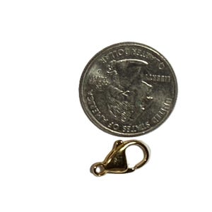 10+ large gold Stainless Steel Lobster Claw Clasps, gold plated 15 mm lobster clasp, gold clasp for jewelry making