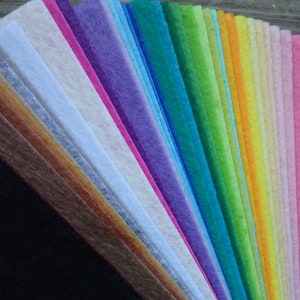 40 Colors Non-Woven Felt Fabric For Diy Crafts, Wholesale Felt