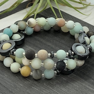Rosary Bracelet, Christmas gift, Rosary Wrap Bracelet, Rosary, Wraparound Bracelet, Catholic Jewelry, Glass Bead Jewelry, Catholic Gifts, GA