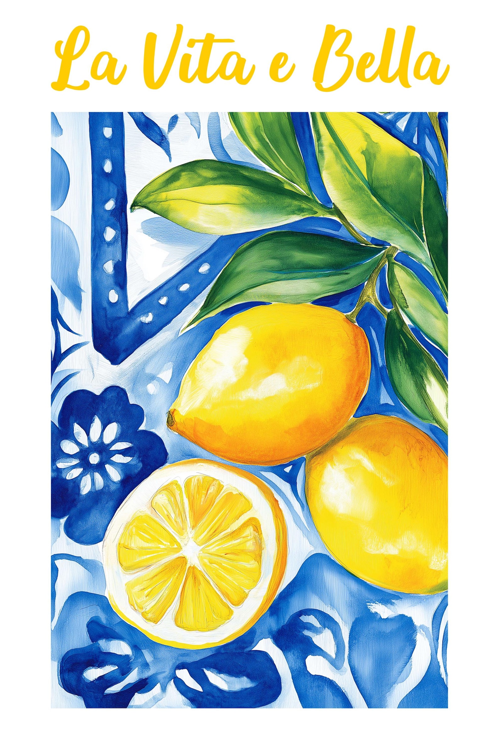 2 Set Italy La Vita E Bella - Italian Travel Prints, Italian Summer ...