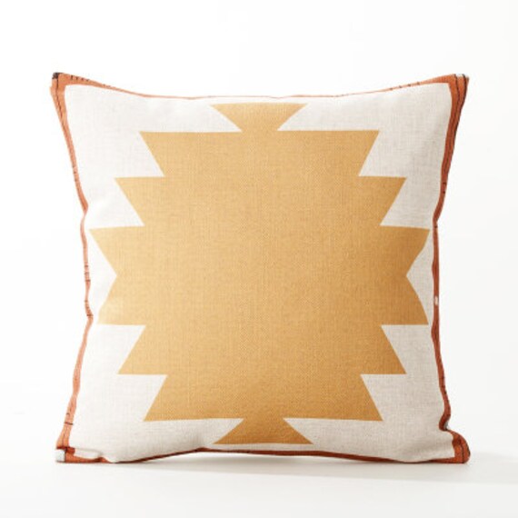 Desert Throw Pillow Aztec Geometry Desert Throw Pillow Aztec Geometry