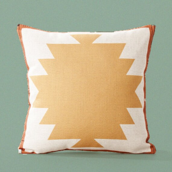 Desert Throw Pillow Aztec Geometry Desert Throw Pillow Aztec Geometry