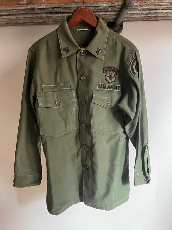 ビンテージ 米軍 U.S ARMY ヘリクルー シャツ　MEDIUM-SHORT MILITARY 実物 新品 米軍 NOMEX ノーメックス ヘリクルーシャツ