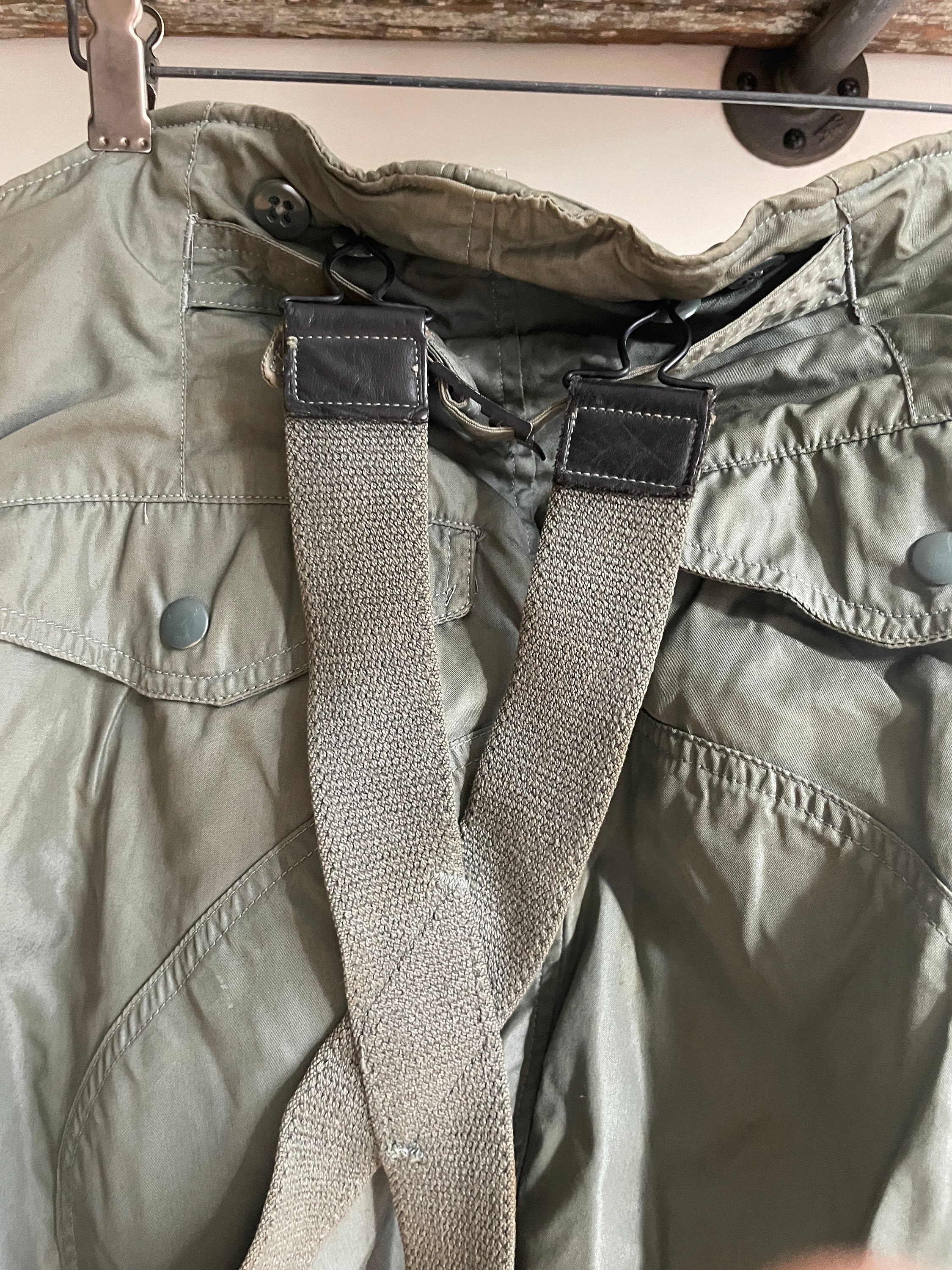 Vintage Military Man's Flying Trousers F-1B Dated March 26th