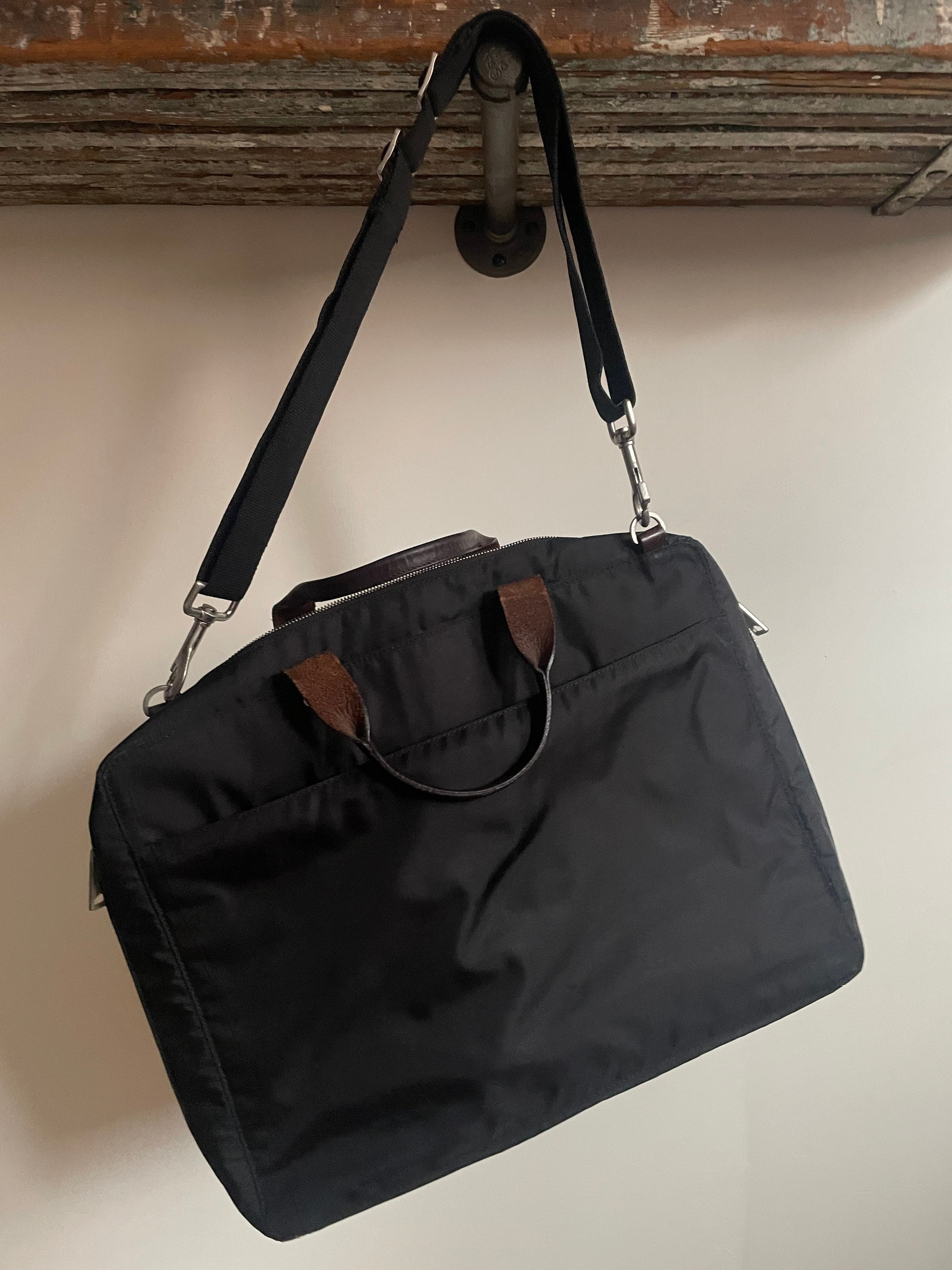 Jack Spade Warren Street New York. Leather Handle Canvas and Nylon
