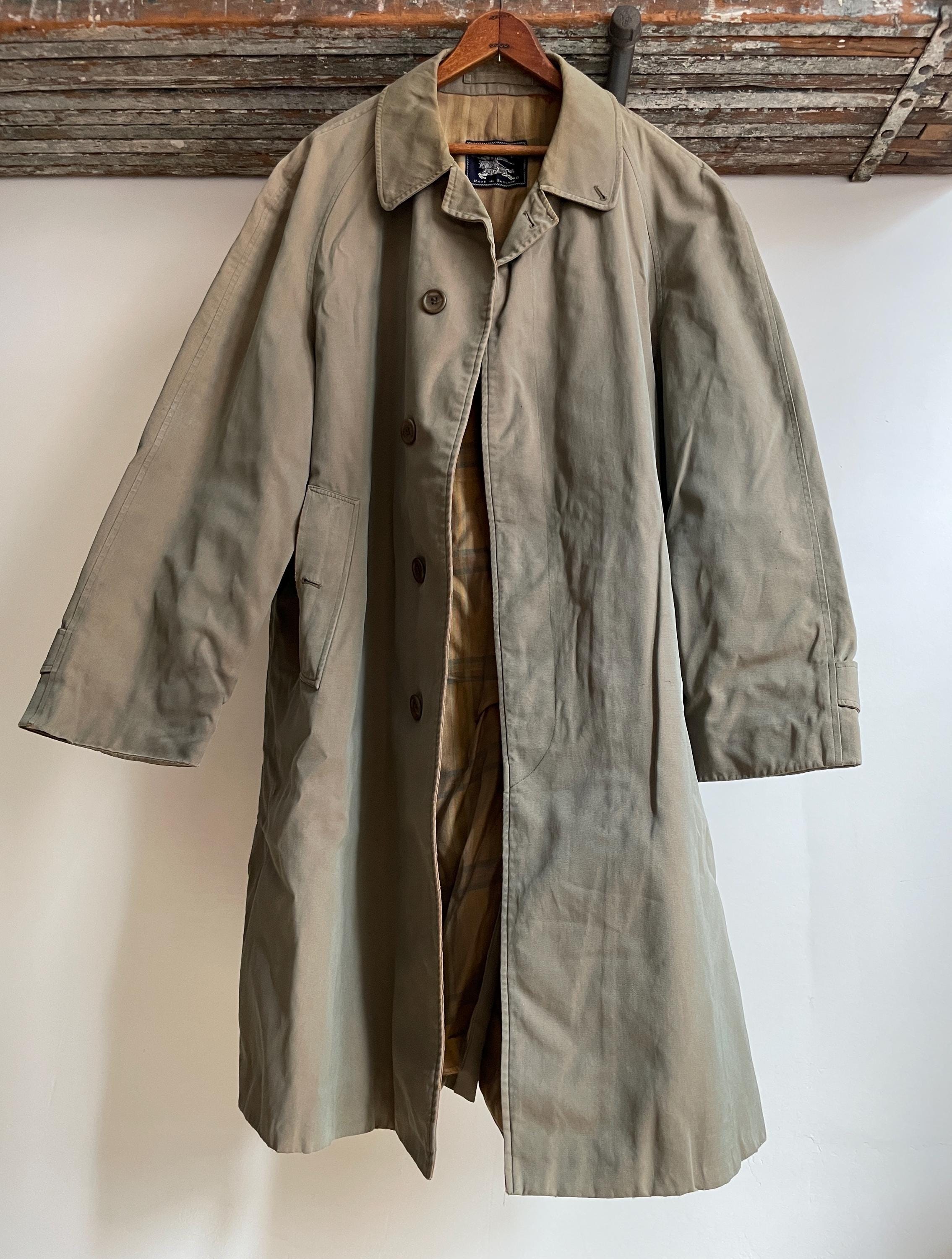 Vintage burberry raincoat - Etsy 日本