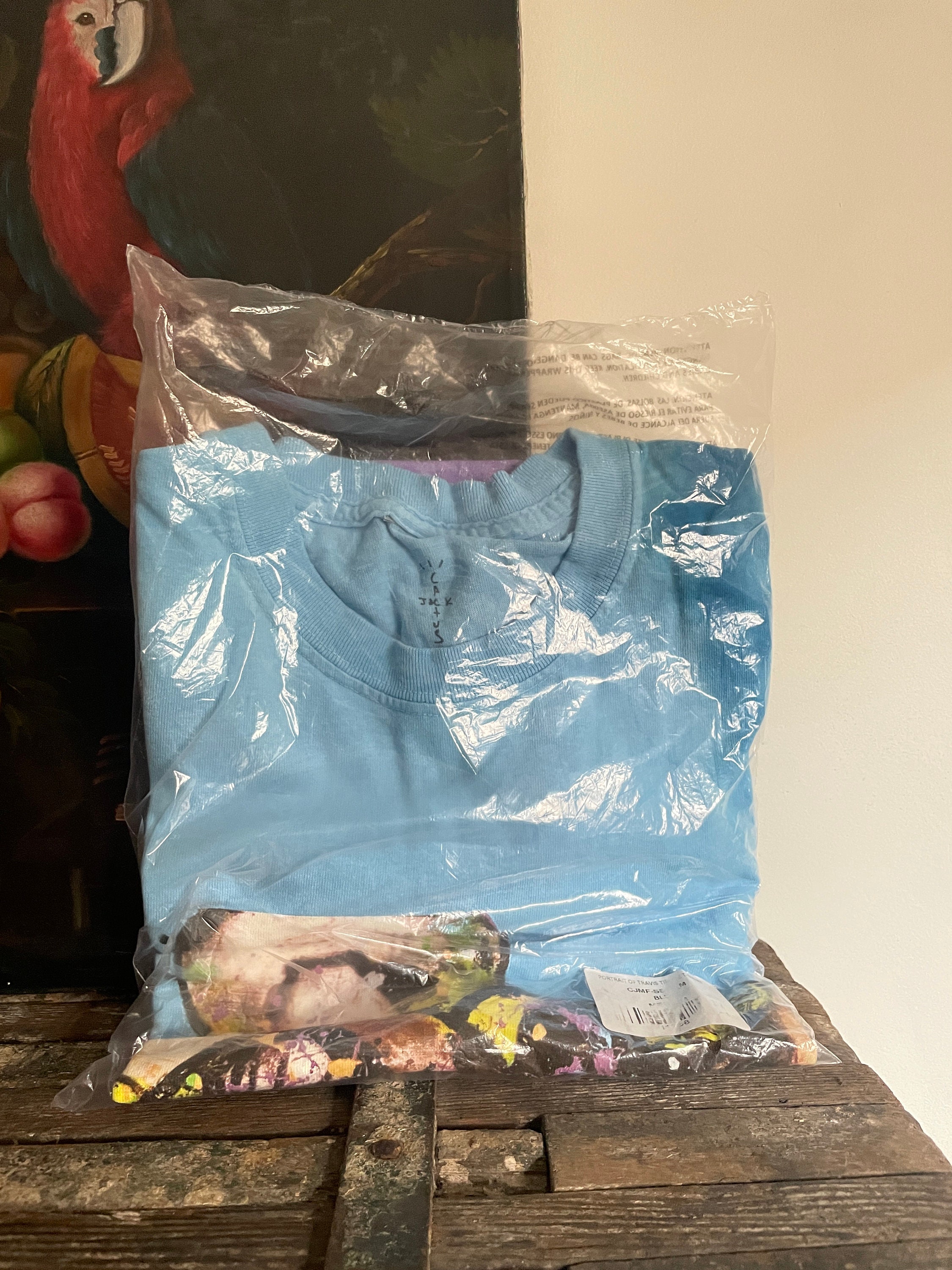 Travis Scott Limited Portrait T-shirt by George Condo. Brand