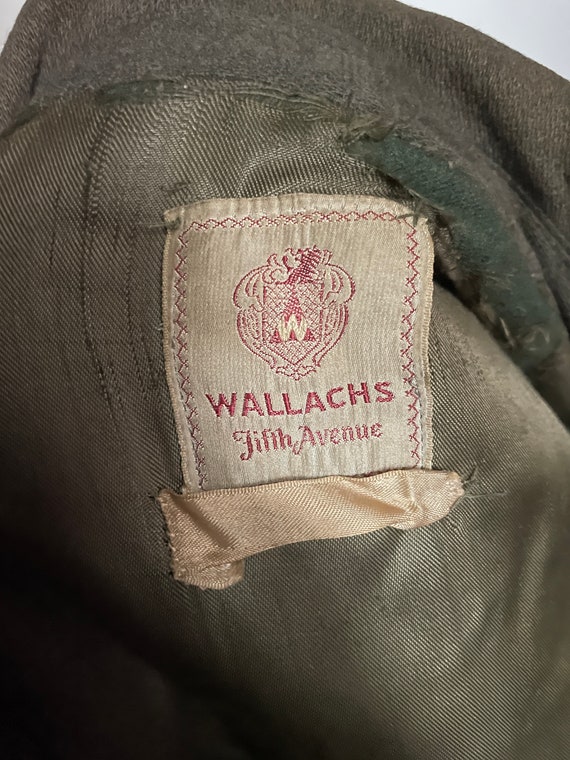 Vintage ww2 1940’s Wallachs fifth Avenue army oli… - image 2