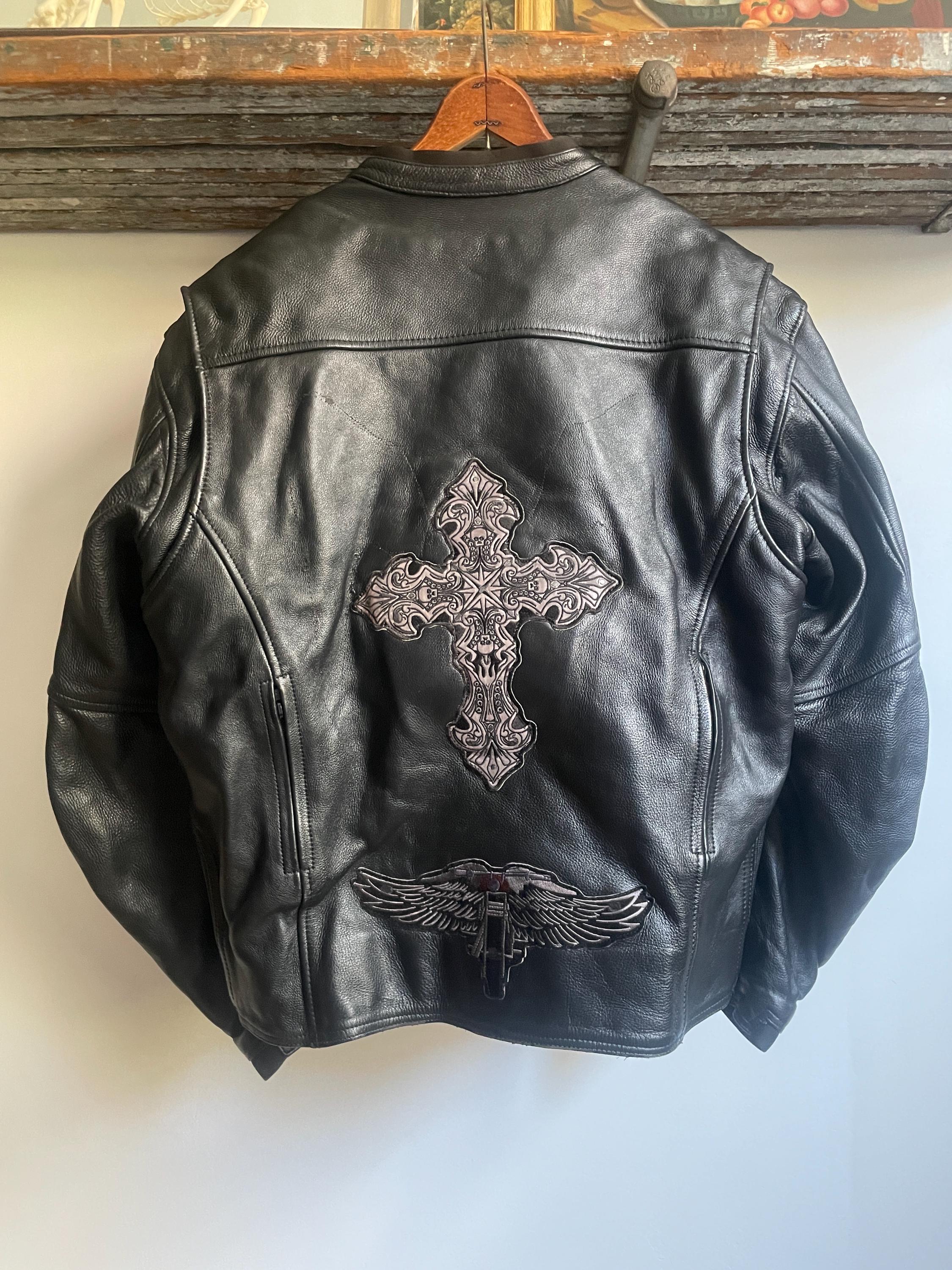 Chrome Hearts Cross Leather Patch - Etsy Chrome Hearts Cross Leather Patch - Etsy
