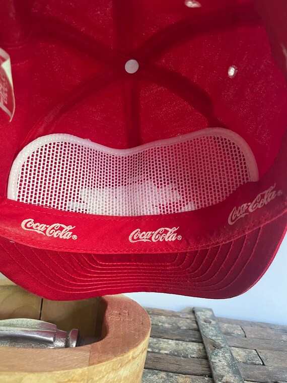 Vintage Israeli Coca Cola adjustable trucker cap.… - image 3