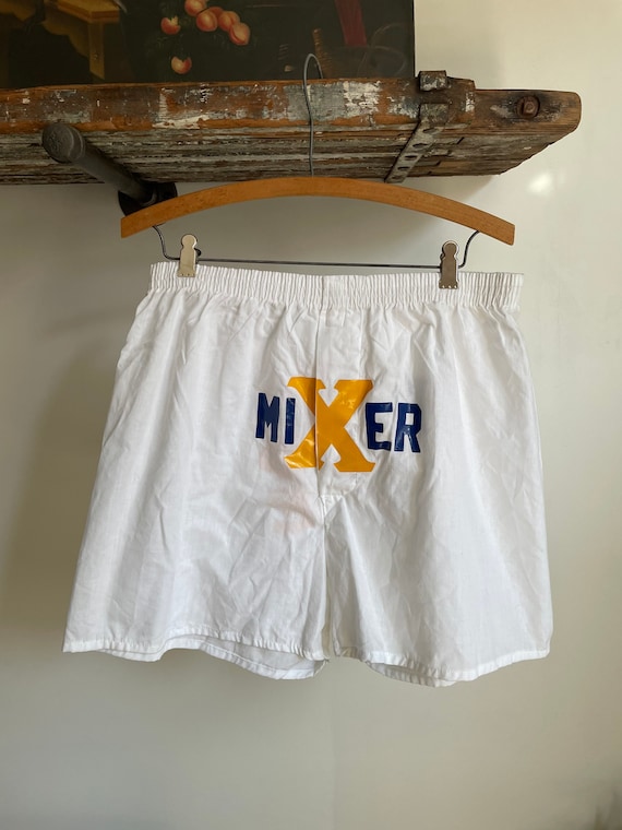 Vintage sorority fraternity printed mixer boxer sh