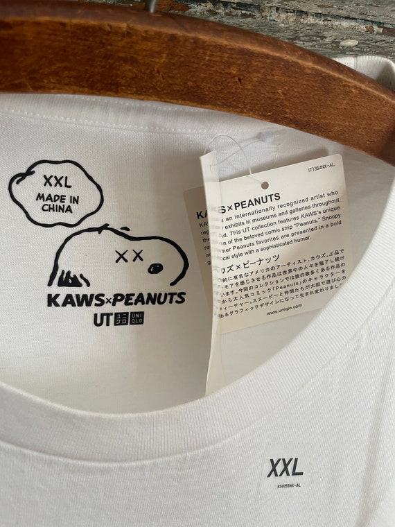 KAWS X Peanuts X Uniqlo New With Tags T-shirt in White With KAWS X Peanuts X Uniqlo New With Tags T-shirt in White With