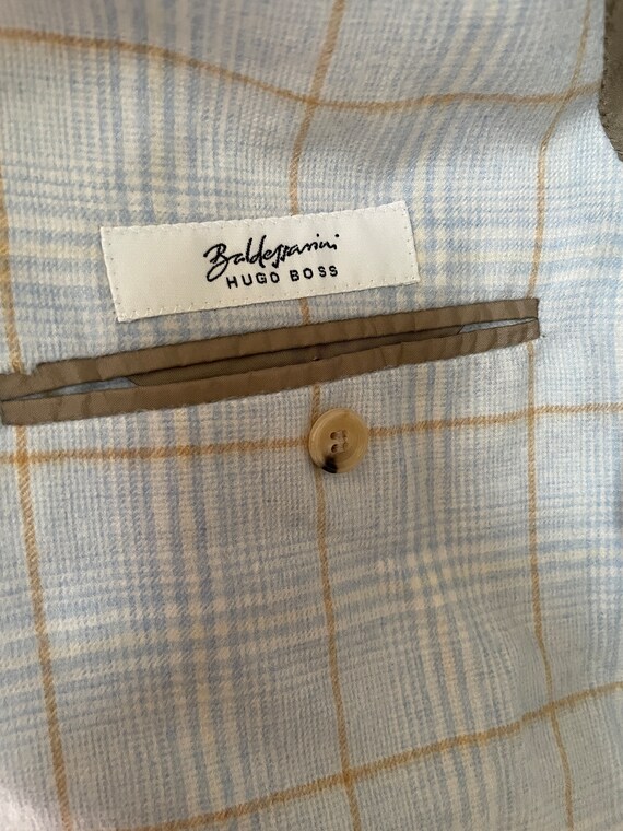 Vintage Baldessarini Hugo boss cashmere silk wind… - image 5