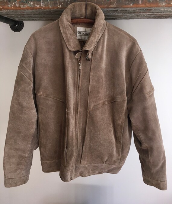 Vintage suede weekender jacket size 42