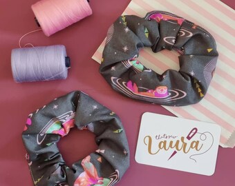 gift set Valentines Otters and rainbows scrunchie bunch set custom message gift,oversized scrunchie pack scrunchie bundle