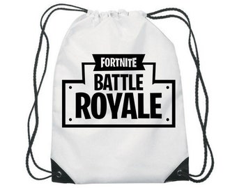 fortnite battle royale drawstring bag - fortnite backpack set
