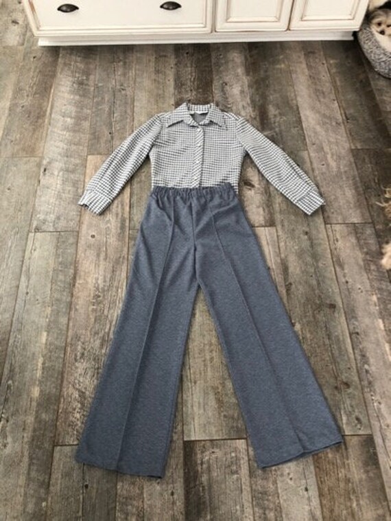 polyester jumpsuit 70s