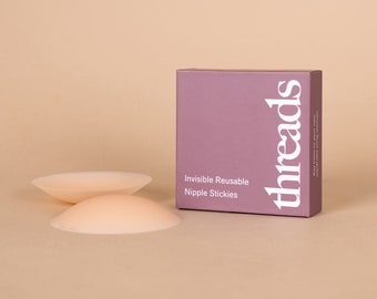 Invisible Reusable Nipple Stickies/Covers (4 Inclusive Shades - N1)