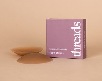 Invisible Reusable Nipple Stickies/Covers (4 Inclusive Shades - N4)