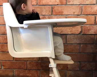 Adjustable Footrest for IKEA Langur highchair. Ergonomic, 3D printed, Plywood