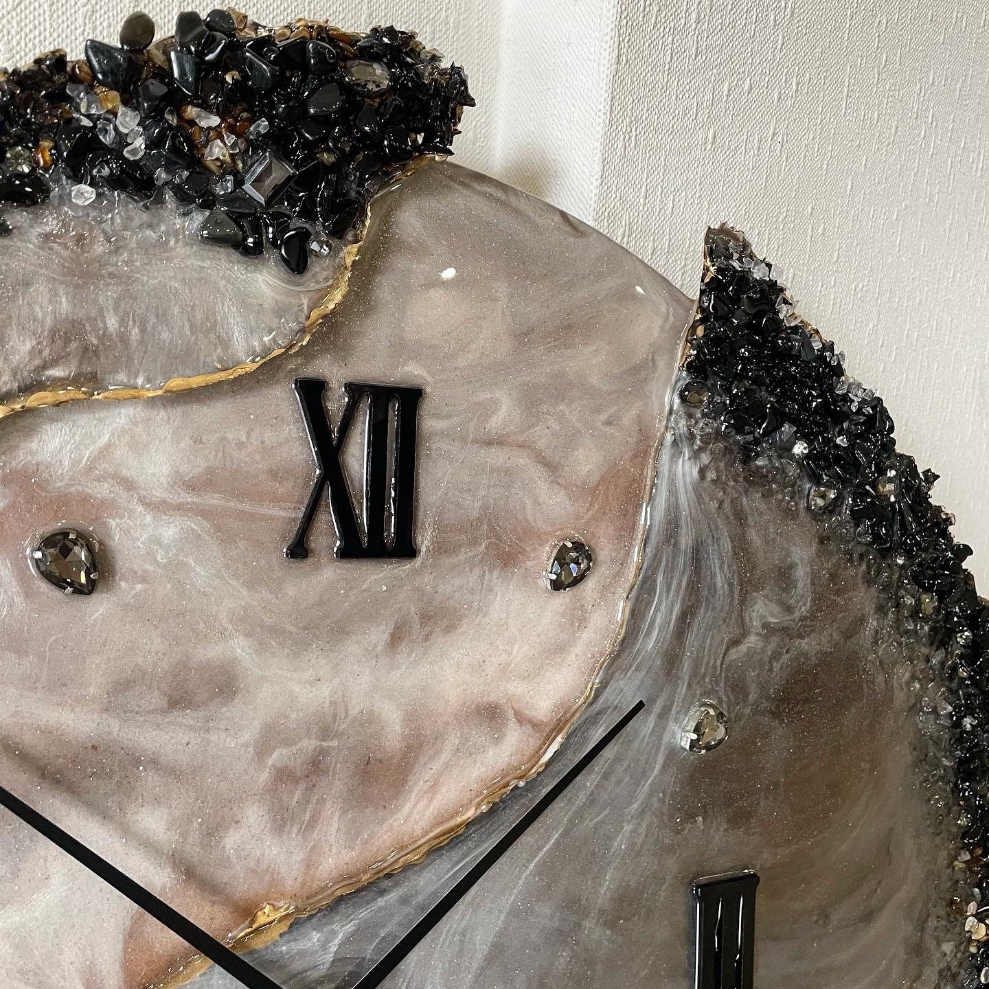 Large Wall Clock in an Unusual Shape. Clock for Home Kitchen Etsy UK