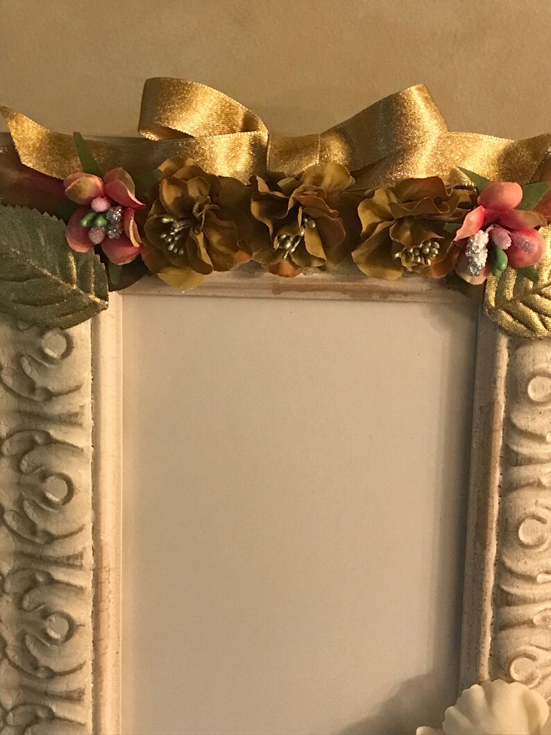 Romance In Bloom Floral Embellished Picture Frame
