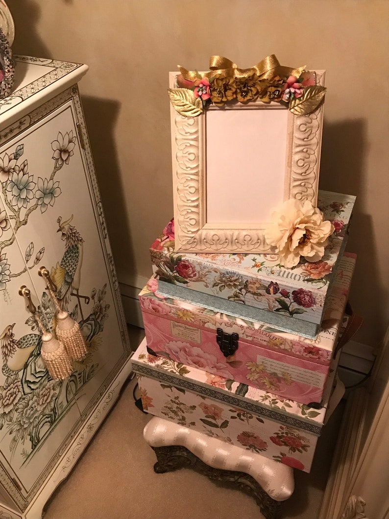 Romance In Bloom Floral Embellished Picture Frame