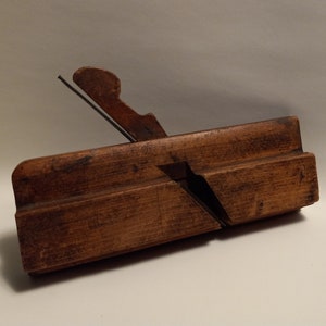 Antique 19th Century Wood Planer - A+E Baldwin New York City Beading Plane
