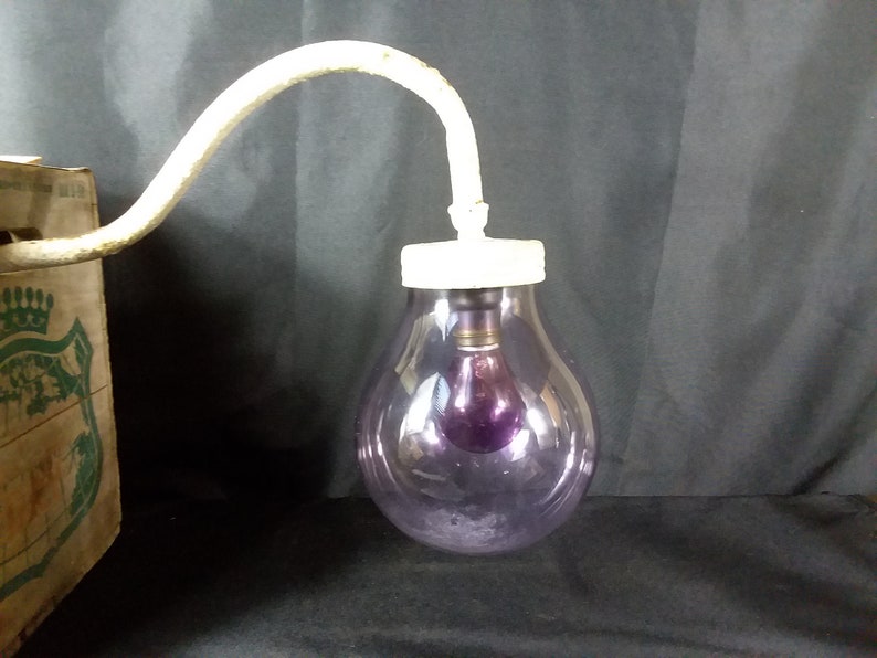 Early Vintage Gooseneck Outdoor Light Etsy