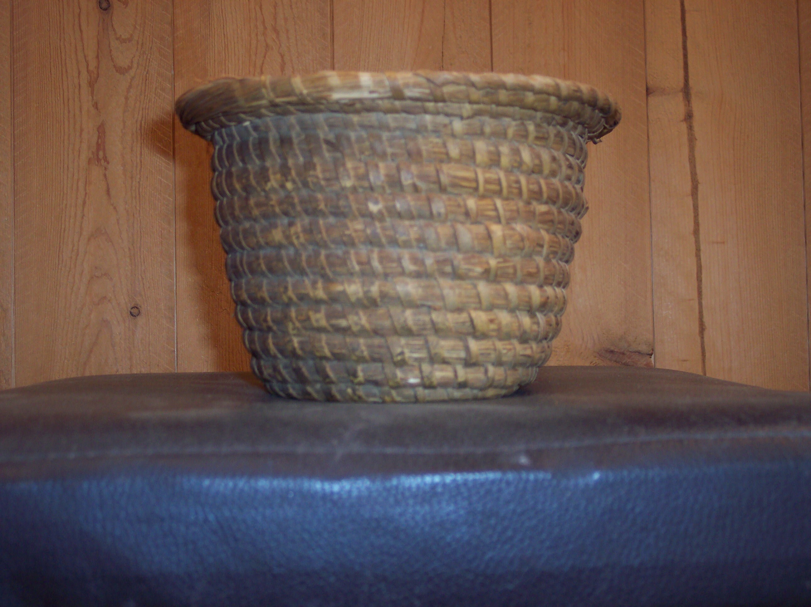 Coiled Pine Needle Basket Etsy
