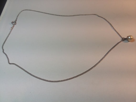 Vintage CACO Pearl Pendent Necklace - image 10