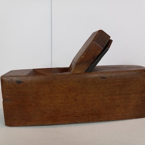 Antique 19th Century Boston Mass. Wooden Planer