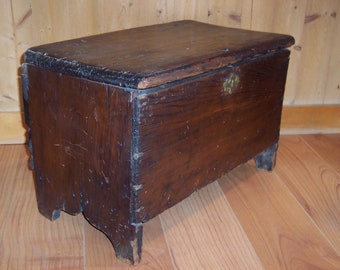 Early Miniature Blanket Chest