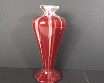 ヴィンテージ アールデコ ベルギー 陶器 花瓶