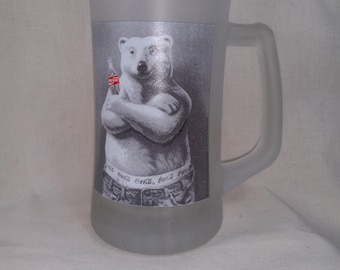 Vintage Coca Cola Collectable Advertisement Polar Bear Mug