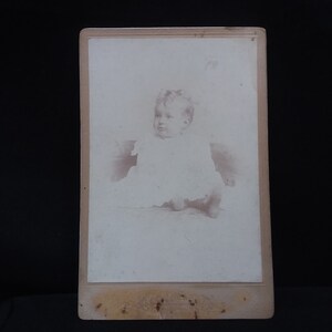 19th Century Biddeford Maine Baby Photo Cabinet Card