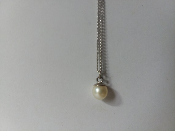 Vintage CACO Pearl Pendent Necklace - image 3