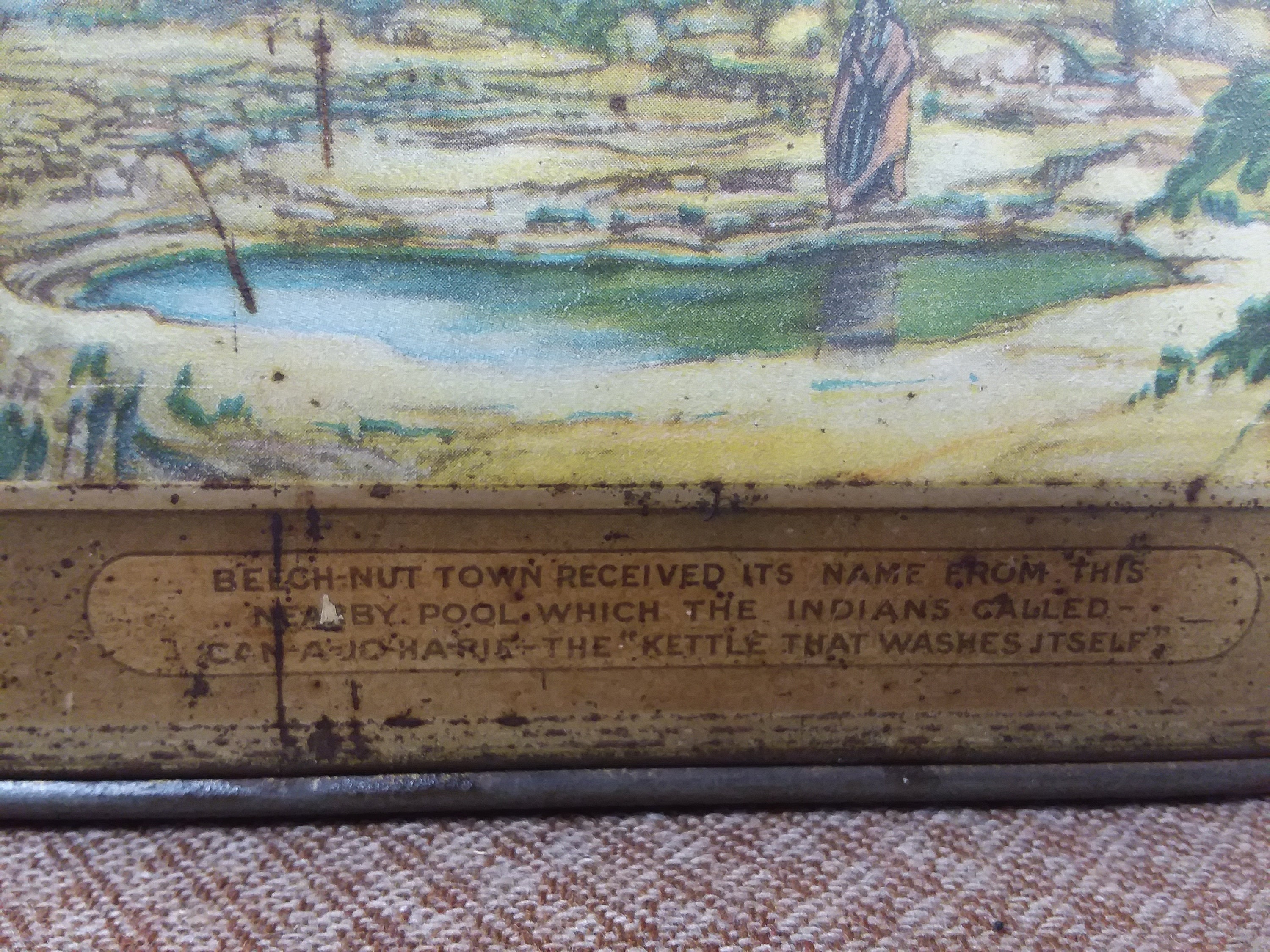 Antique Beech Nut the Imperial Packing Co. Canajoharie NY Lithographed